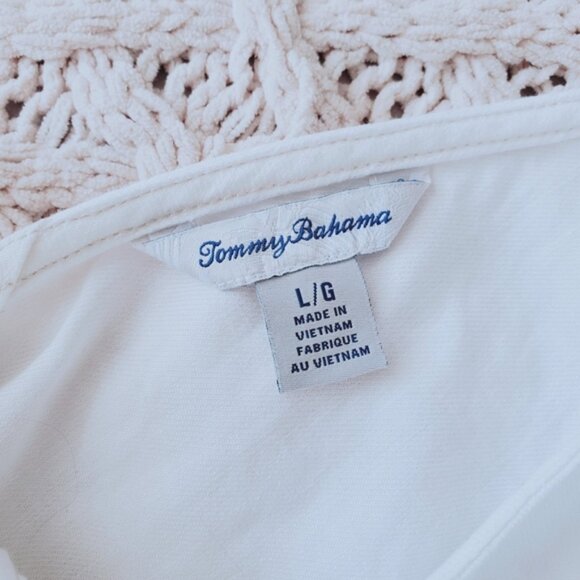 TOMMY BAHAMA Palm-a-Dora Sleeveless Sheath Dress- Size L - Picture 14 of 16